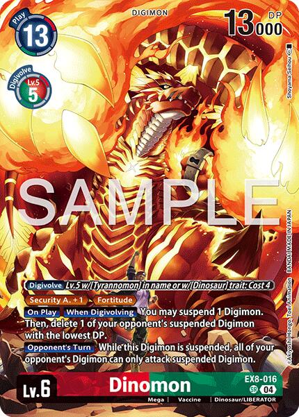 Dinomon [EX8-016] (Digimon Liberator Debuggers set) [Chain of Liberation]