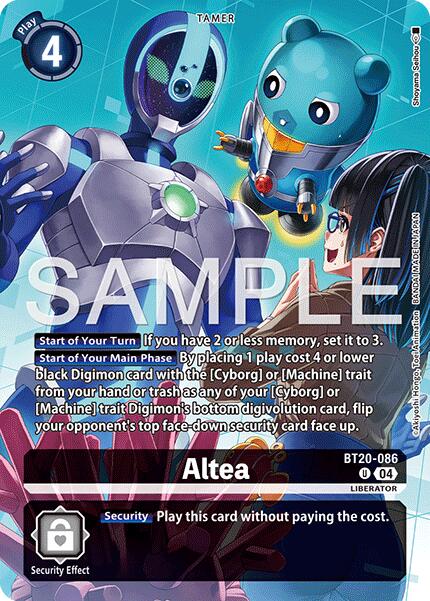 Altea [BT20-086] (Digimon Liberator Debuggers Set) [Release Special Booster Ver.2.5 Promos]