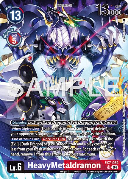 HeavyMetaldramon [EX7-062] (Digimon Liberator Debuggers Set) [Digimon LIBERATOR]