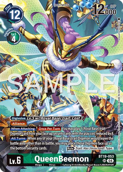 QueenBeemon [BT19-053] (Digimon Liberator Debuggers Set) [Release Special Booster Ver.2.0]