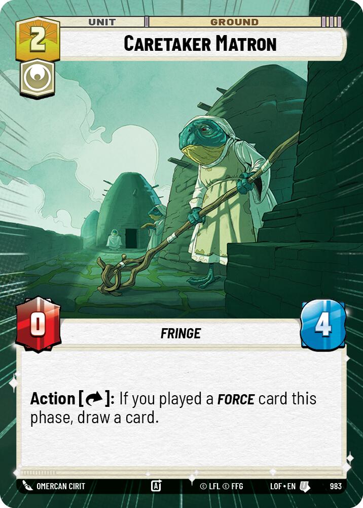 Caretaker Matron (983) (Hyperspace Foil) (983) [Legends of the Force]