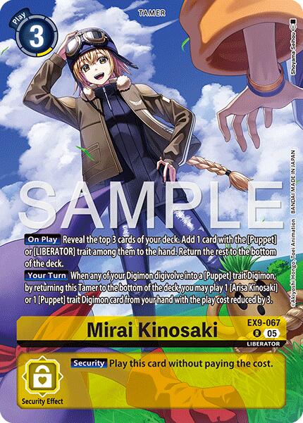 Mirai Kinosaki [EX9-067] (Digimon Liberator Debuggers Set) [Versus Monsters]