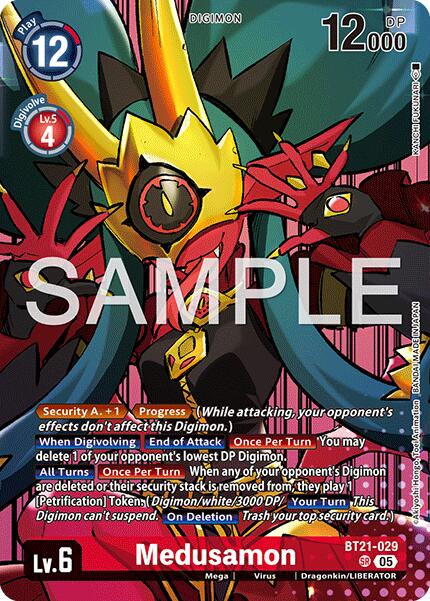 Medusamon [BT21-029] (Digimon Liberator Debuggers Set) [World Convergence]