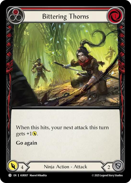 Bittering Thorns (Red) [ASR007] (Armory Deck: Ira)
