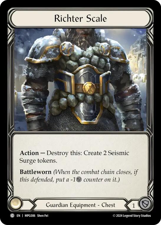 Richter Scale [MPG006] (Mastery Pack Guardian)  Cold Foil