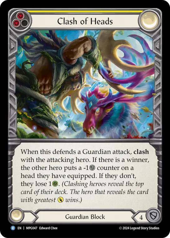 Clash of Heads [MPG047] (Mastery Pack Guardian)  Rainbow Foil