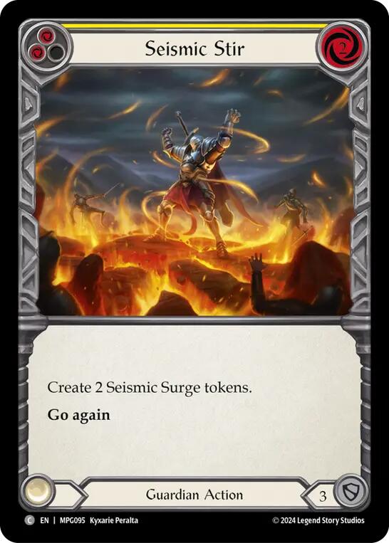 Seismic Stir (Yellow) [MPG095] (Mastery Pack Guardian)