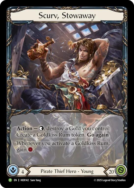 Scurv, Stowaway [HER142] (Promo)  Rainbow Foil