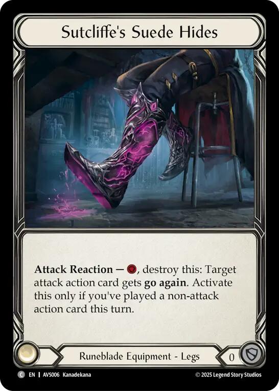 Sutcliffe's Suede Hides [AVS006] (Armory Deck: Legends Viserai)