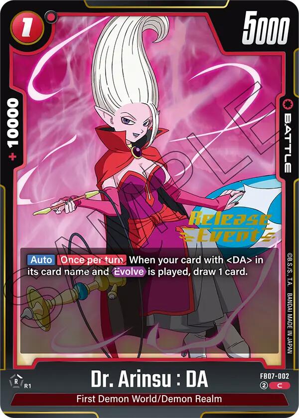 Dr. Arinsu : DA [Wish For Shenron Release Event Cards]