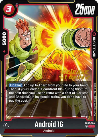 Android 16 [Wish For Shenron Release Event Cards]