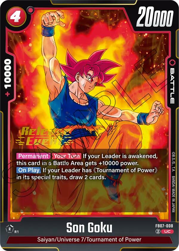 Son Goku (FB07-008) [Wish For Shenron Release Event Cards]