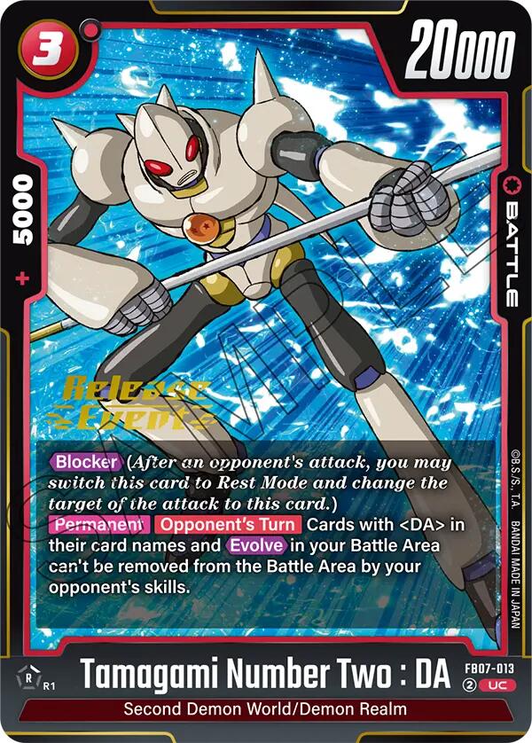 Tamagami Number Two : DA [Wish For Shenron Release Event Cards]