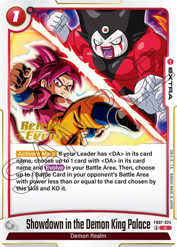 Showdown in the Demon King Palace [Wish For Shenron Release Event Cards]