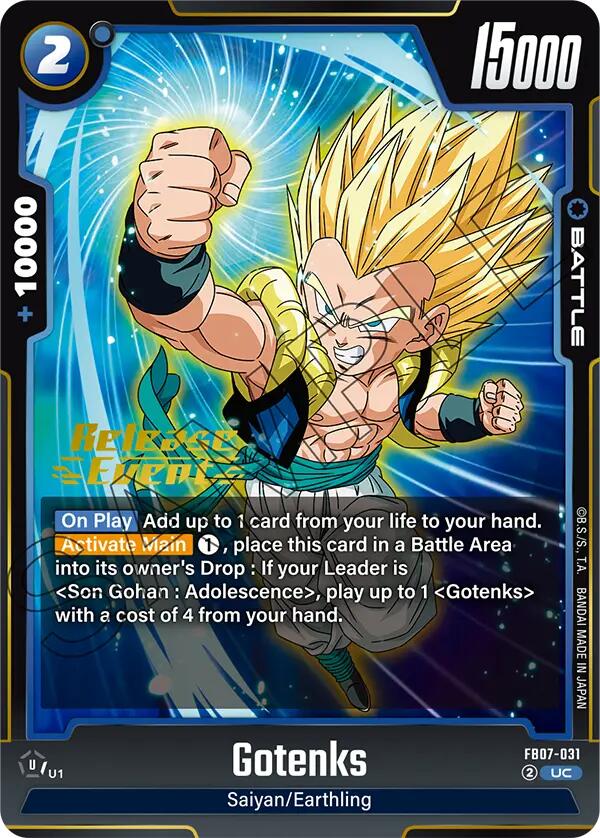 Gotenks [Wish For Shenron Release Event Cards]