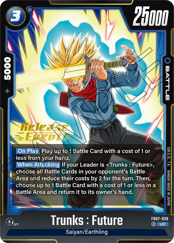 Trunks : Future [Wish For Shenron Release Event Cards]