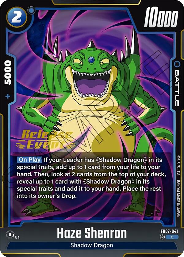 Haze Shenron [Wish For Shenron Release Event Cards]