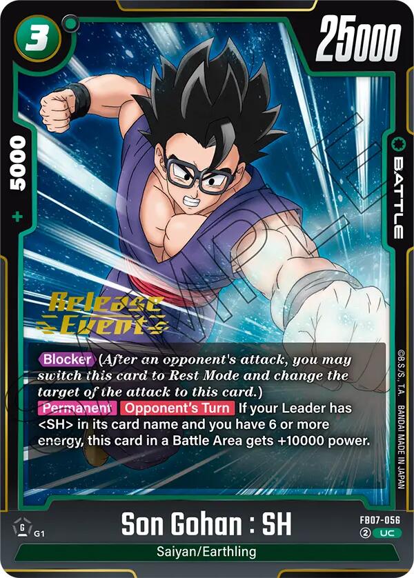 Son Gohan : SH (FB07-056) [Wish For Shenron Release Event Cards]