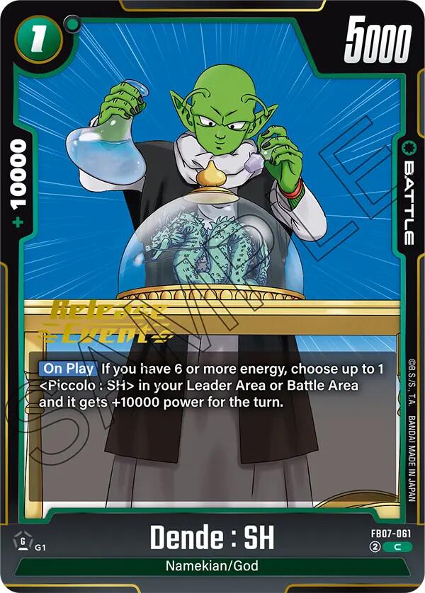 Dende : SH [Wish For Shenron Release Event Cards]