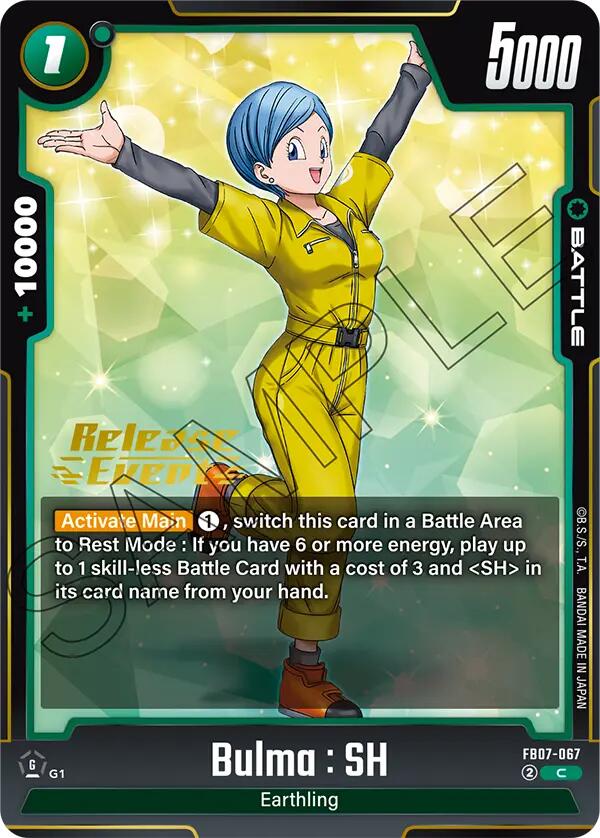 Bulma : SH [Wish For Shenron Release Event Cards]