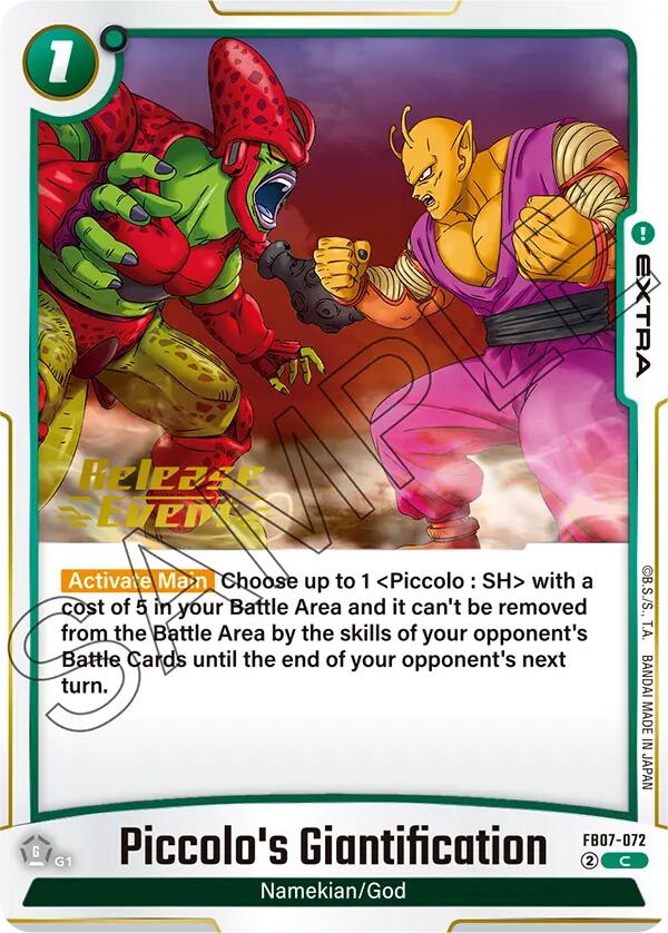 Piccolo's Giantification [Wish For Shenron Release Event Cards]