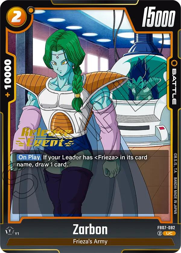 Zarbon [Wish For Shenron Release Event Cards]