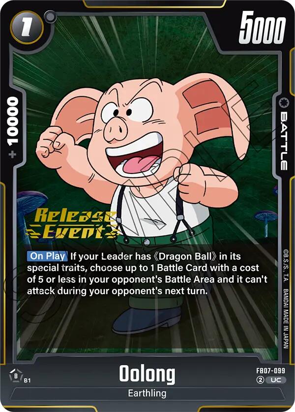Oolong [Wish For Shenron Release Event Cards]