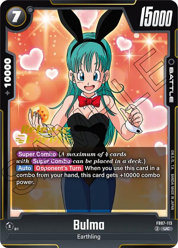 Bulma (FB07-113) [Wish For Shenron Release Event Cards]