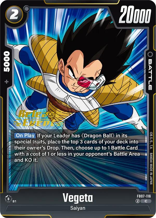 Vegeta [Wish For Shenron Release Event Cards]