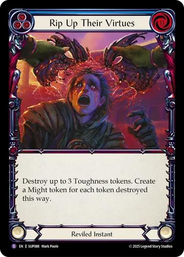 Rip Up Their Virtues [SUP088] (Super Slam)  Rainbow Foil