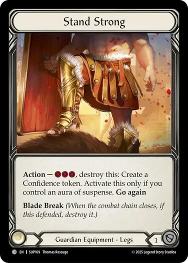 Stand Strong (Cold Foil) [SUP169] (Super Slam)  Cold Foil