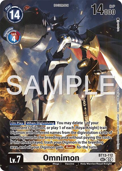 Omnimon [BT13-112] [Limited Card Pack -Another Knight-]