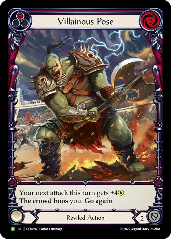Villainous Pose [GEM097] (GEM Pack 3)  Rainbow Foil