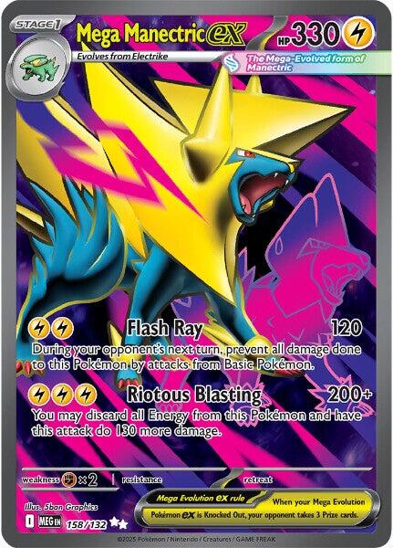 Mega Manectric ex (158/132) [Mega Evolutions: Base Set]