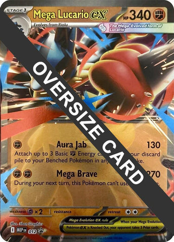 pokemon giant cards Pikachu at the Museum - Jumbo Water Twin Cannons (140x) Discard up to 2 Basic W Energy cards from your hand Pokemon TAGTEAM Jumbo Card Packs