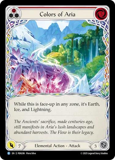 Colors of Aria [PEN206] (Compendium of Rathe)  Rainbow Foil