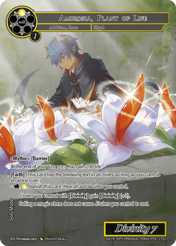 Ambrosia, Plant of Life (JRV-Pre-release party) [Promo Cards]