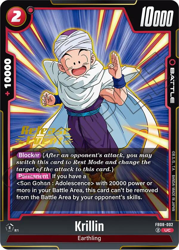 Krillin (FB08-002) [Saiyan's Pride Release Event]