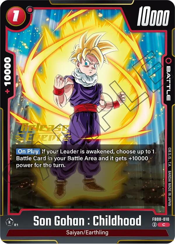 Son Gohan : Childhood (FB08-010) [Saiyan's Pride Release Event]