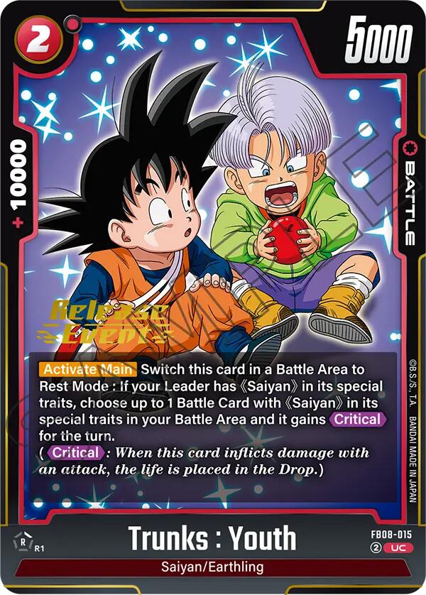 Trunks : Youth (FB08-015) [Saiyan's Pride Release Event]