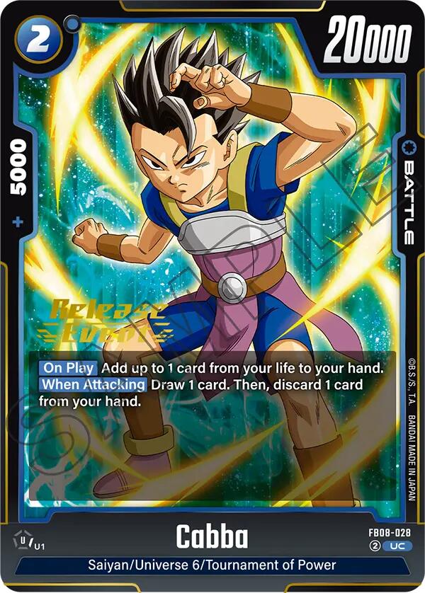 Cabba (FB08-028) [Saiyan's Pride Release Event]