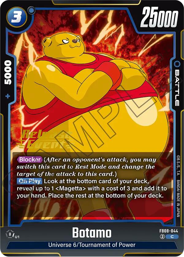 Botamo [Saiyan's Pride Release Event]