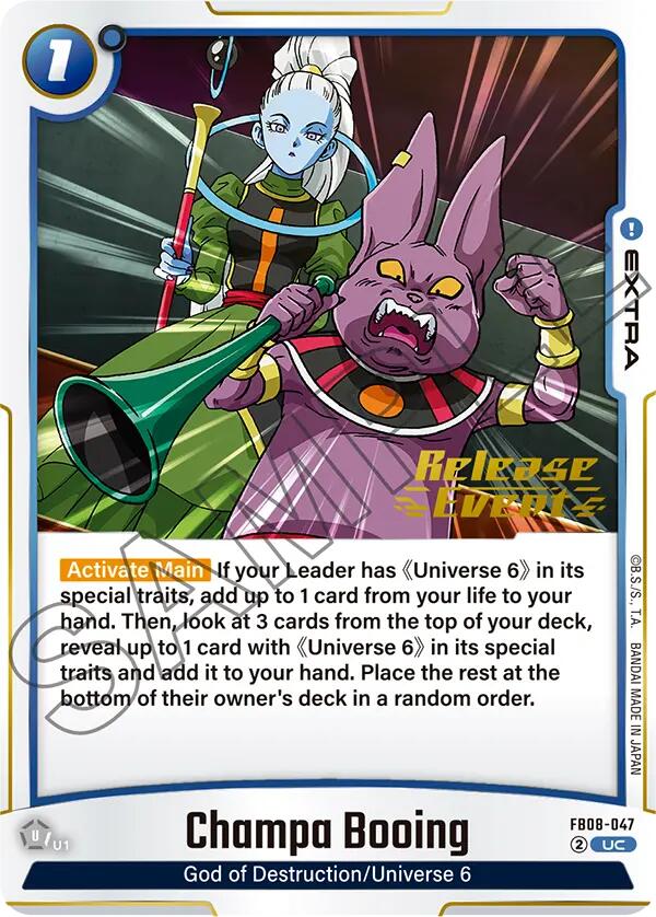Champa Booing [Saiyan's Pride Release Event]