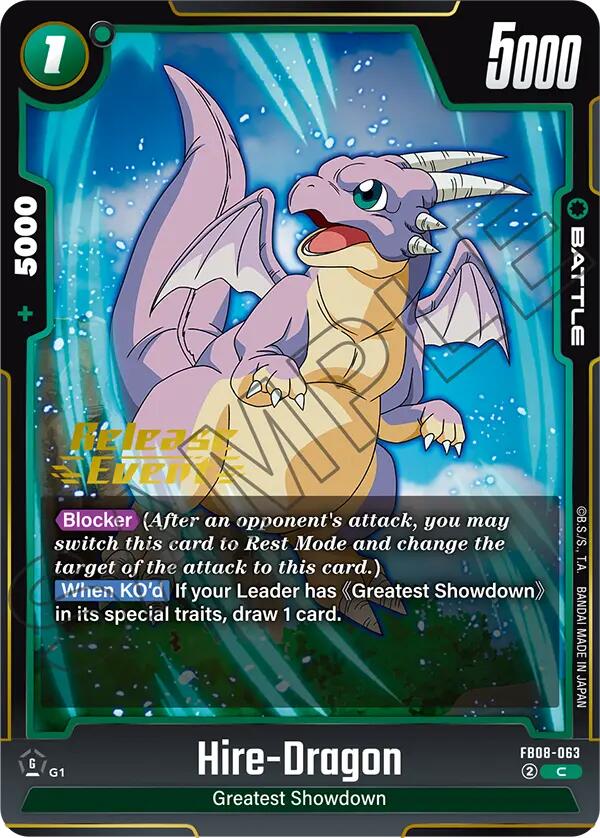 Hire-Dragon [Saiyan's Pride Release Event]