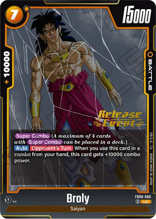 Broly (FB08-088) [Saiyan's Pride Release Event]