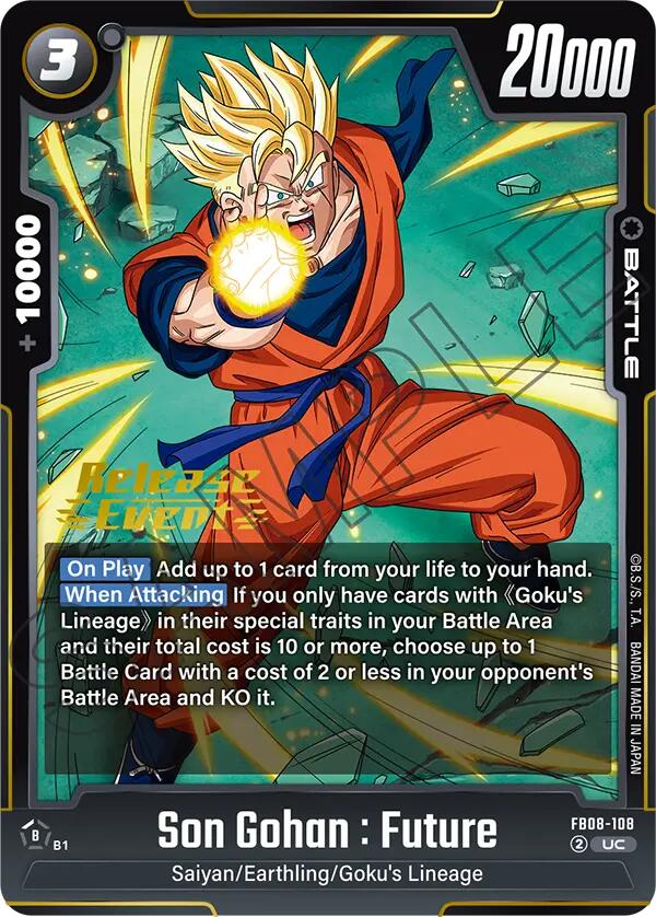 Son Gohan : Future (FB08-108) [Saiyan's Pride Release Event]