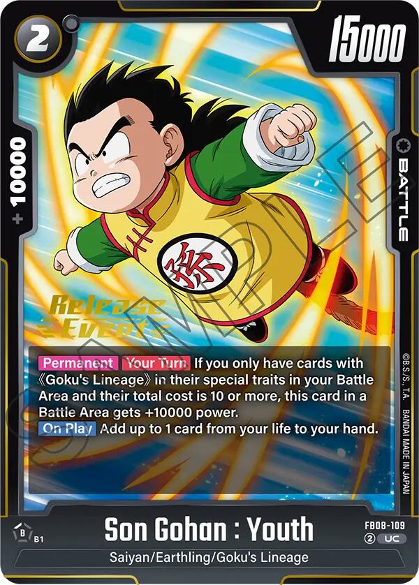 Son Gohan : Youth (FB08-109) [Saiyan's Pride Release Event]