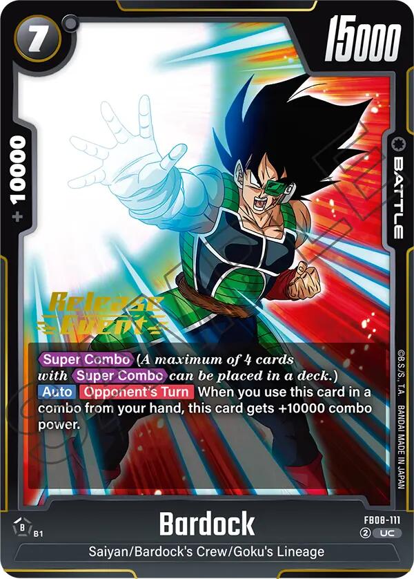 Bardock (FB08-111) [Saiyan's Pride Release Event]