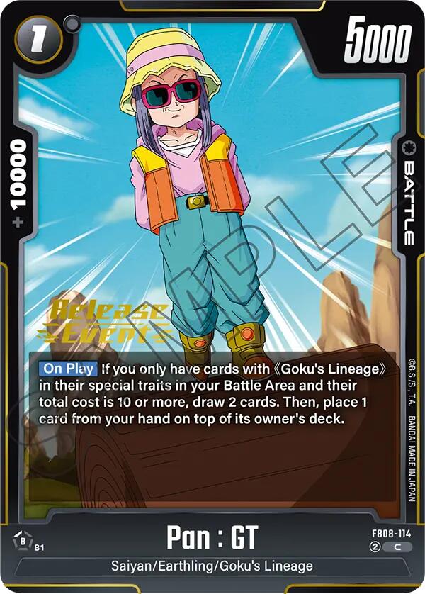 Pan : GT (FB08-114) [Saiyan's Pride Release Event]