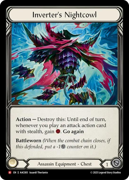 Inverter's Nightcowl [AAC005] (Armory Deck: Arakni)  Rainbow Foil